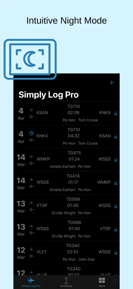 SimplyLog – Pilot Logbook