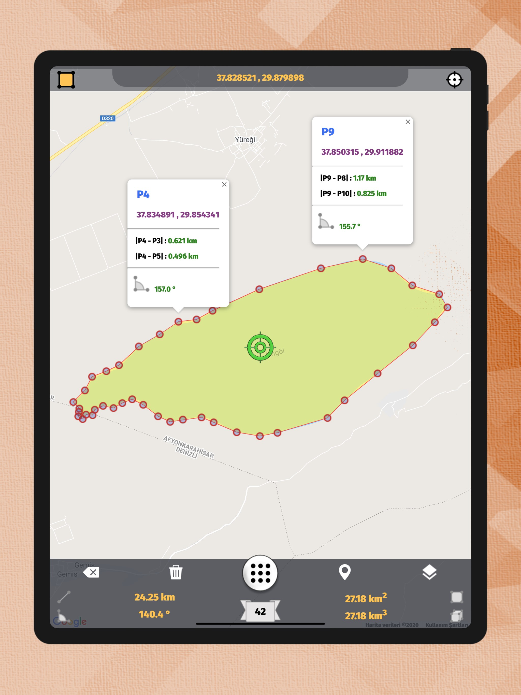 GPS Alan Ölçümü Lite