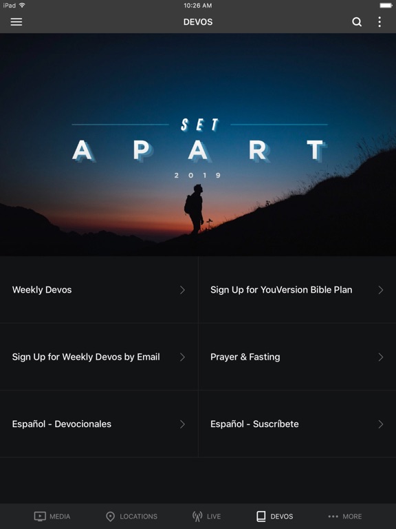Victory.Church iPad screenshot 3 - Lifestyle app