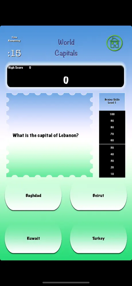 Brainy Skills World Capitals
