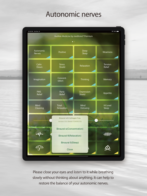 meditone® Vert Premium iPad screenshot 4 - Medical app