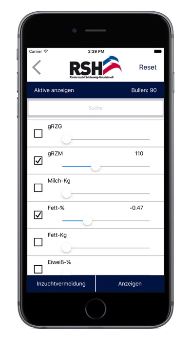 RSH-App Screenshot