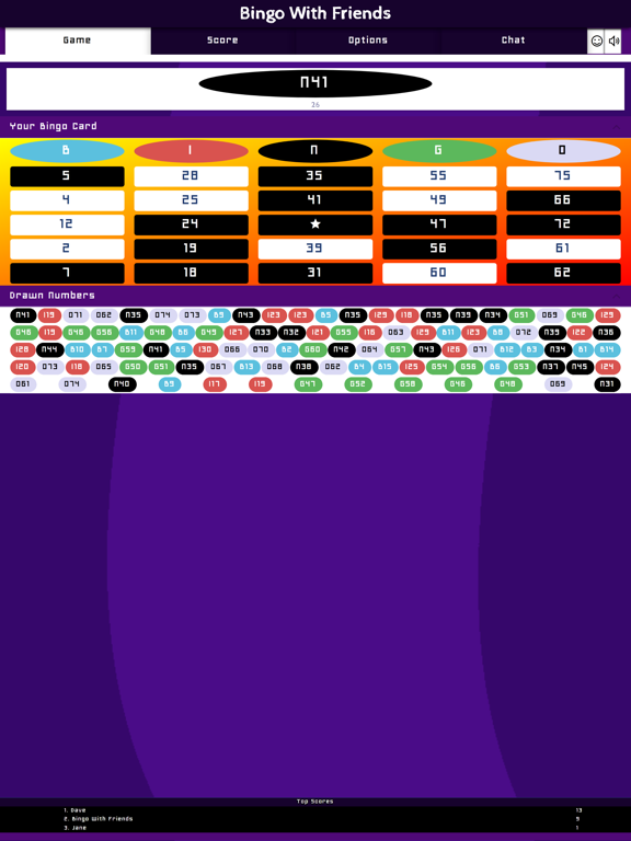 Screenshot #6 pour Multiplayer Bingo With Friends