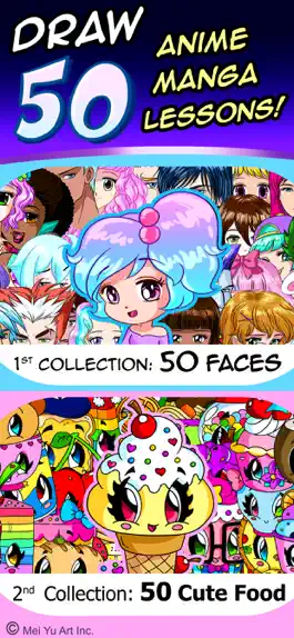 Game screenshot Draw 50 Anime Manga Lessons mod apk