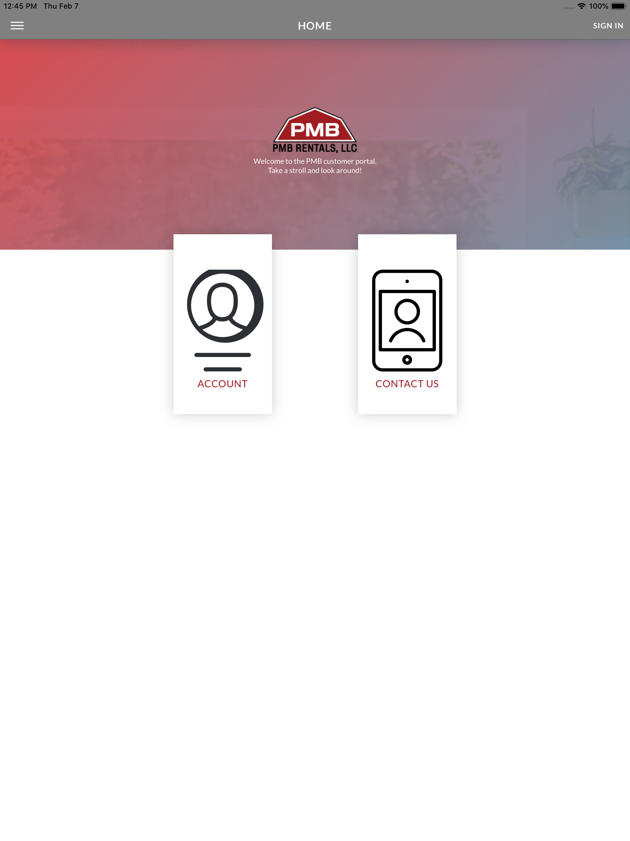 RTO Rentals Customer Portal