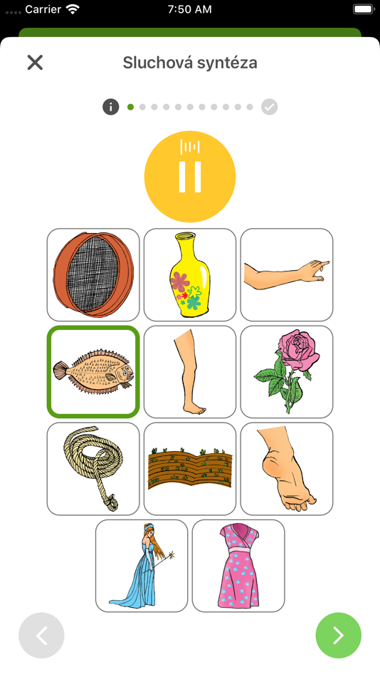 #6. Pavučinka - Sluchové vnímanie (iOS) Podle: FreeTech.digital, s. r. o.