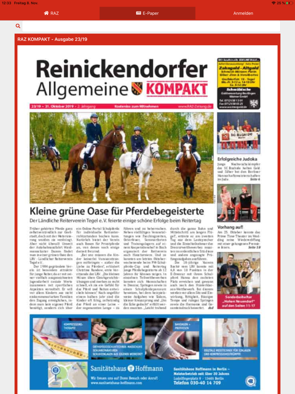 Screenshot #5 pour RAZ Zeitung