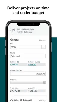 Dynamics 365 Business Central iphone bilder 3