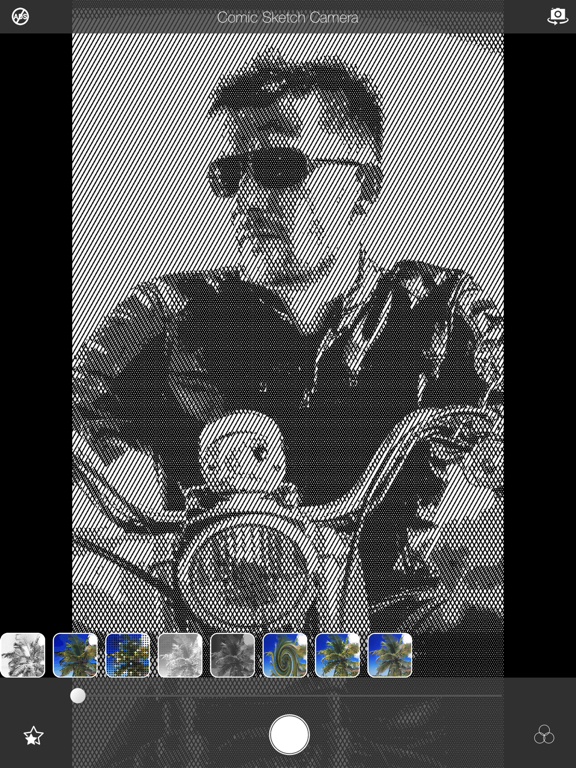 Comic Sketch Camera iPad screenshot 9 - Photo & Video app