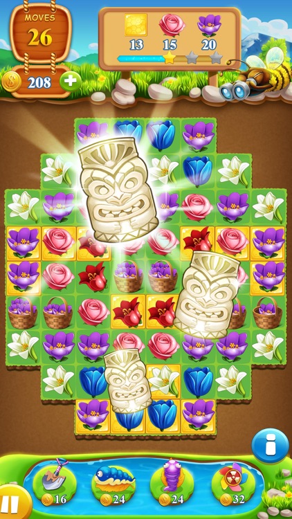 Blossom Pop -Swipe flower