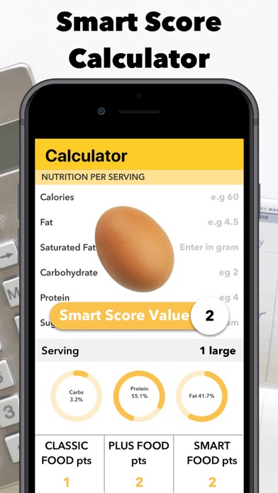 Screenshot #3 pour Smart - Food Score Calculator