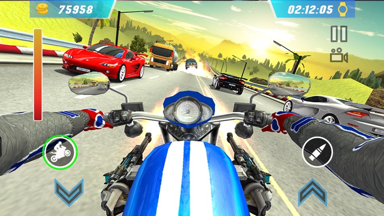 Shooting Bike Racing Simulator