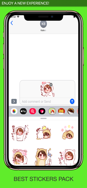 Kawaii Girl Sticker(圖1)-速報App