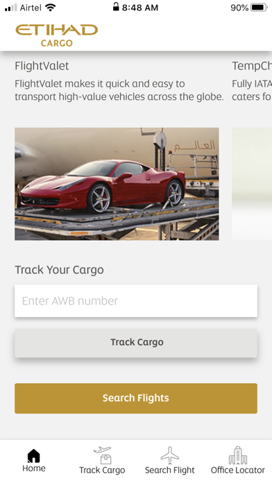 Etihad Cargo Screenshot