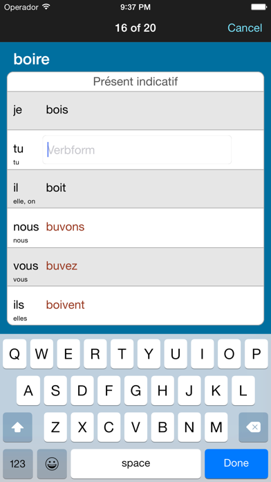 French Verbs & Conjugation - VerbForms Français Screenshot 7