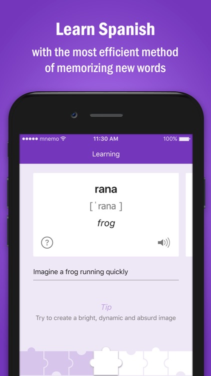 Learn Spanish with Mnemo