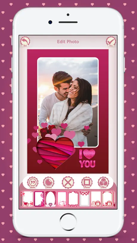Love Photo Frames & Stickers