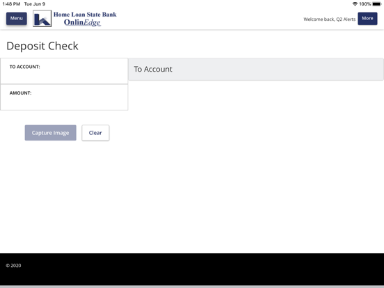 Home Loan State Bank MobilEDGE iPad screenshot 4 - Finance app