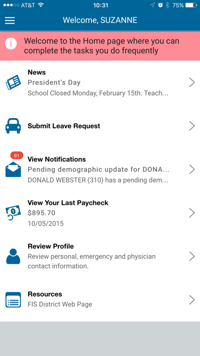 Screenshot #2 pour PowerSchool ERP Employee