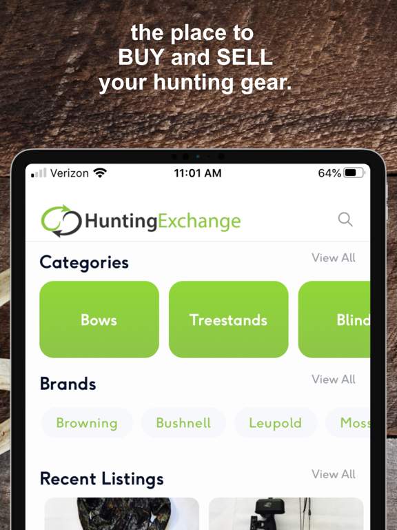 Hunting Exchange iPad screenshot