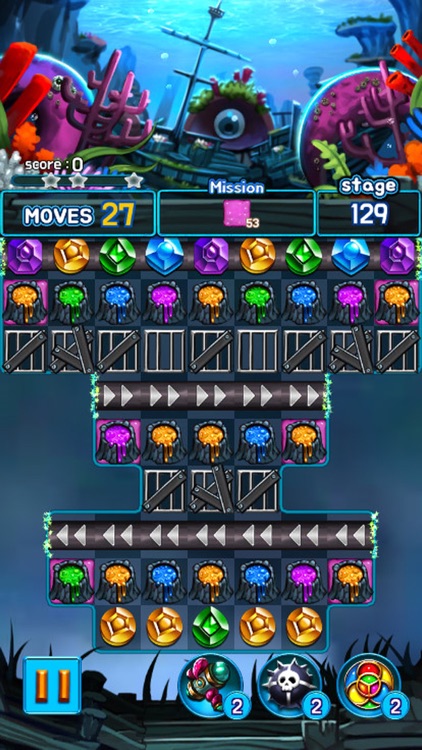 Jewel Kraken: Match3 puzzle screenshot-4