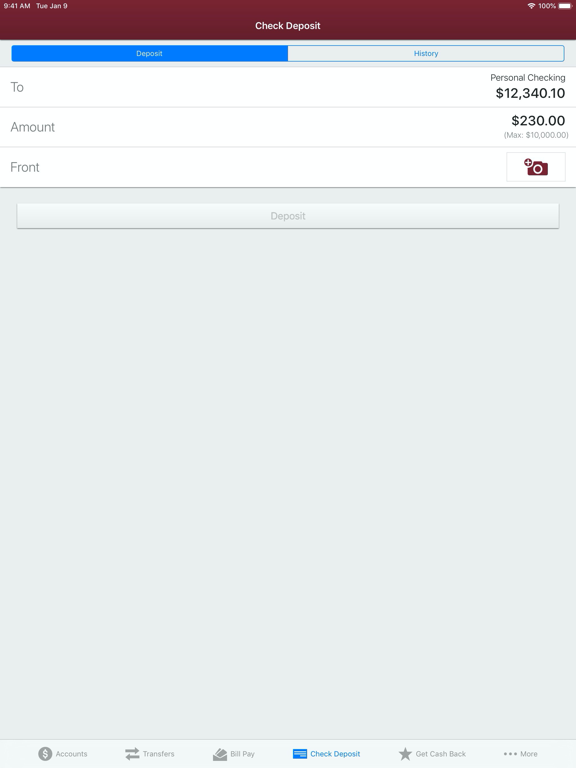 TruGrocer FCU iPad screenshot 7 - Finance app