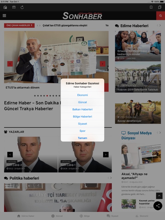 Screenshot #6 pour Edirne Sonhaber Gazetesi
