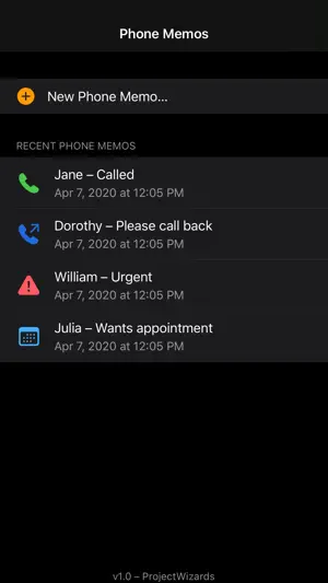 Phone Memos screenshot 4