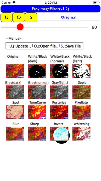 EasyImageFilter - one touch