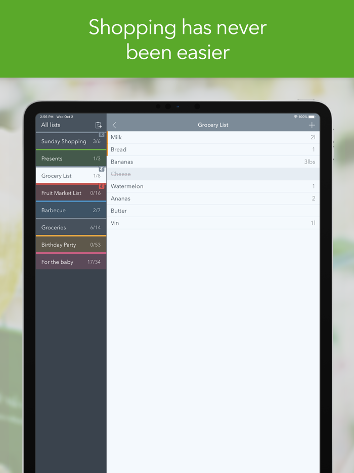 MyGrocery Shopping List
