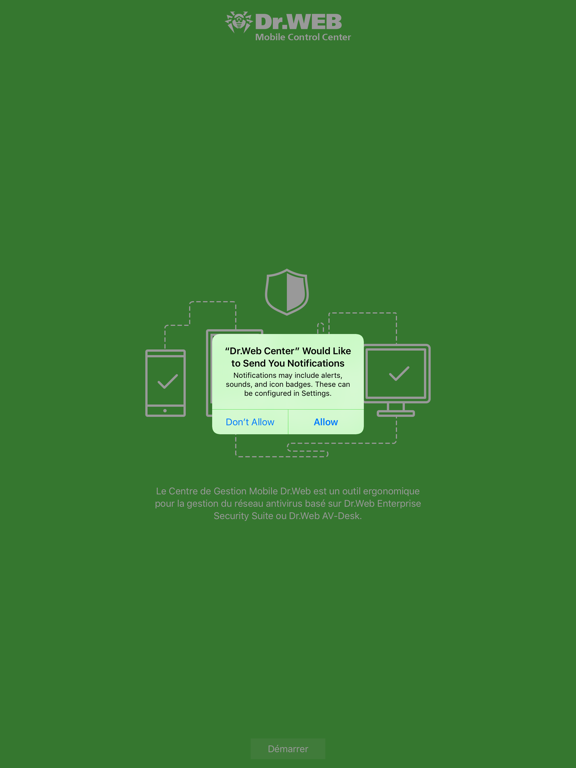 Screenshot #4 pour Dr.Web Mobile Control Center