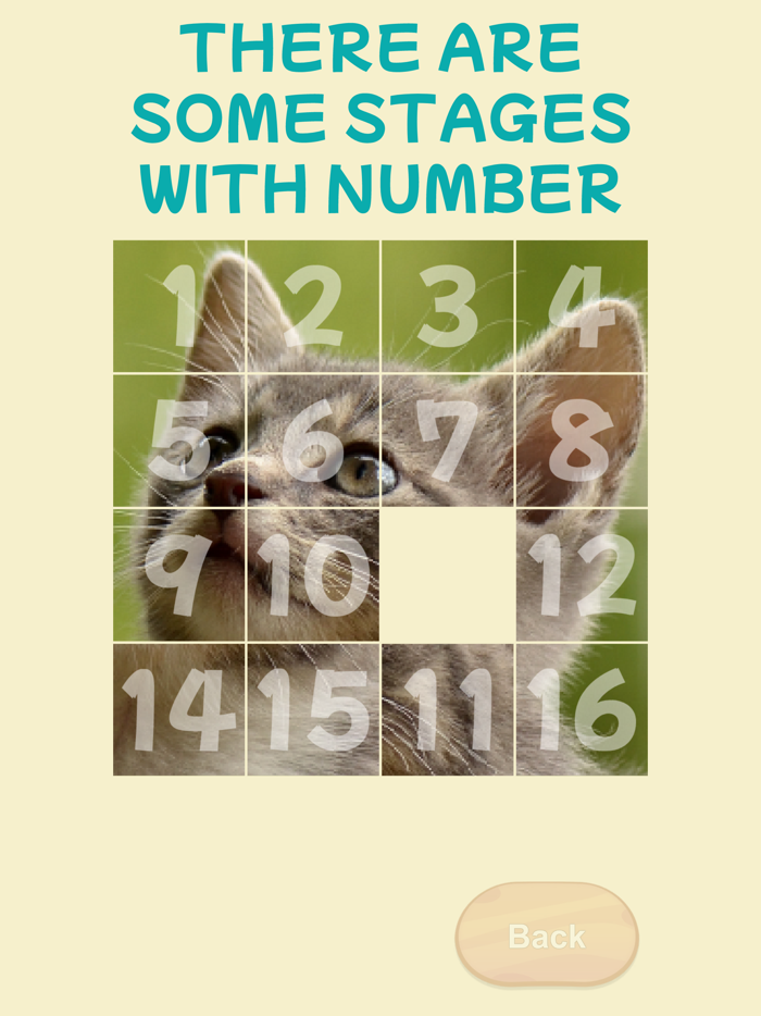 CAT PUZZLE GAME-Move the tiles