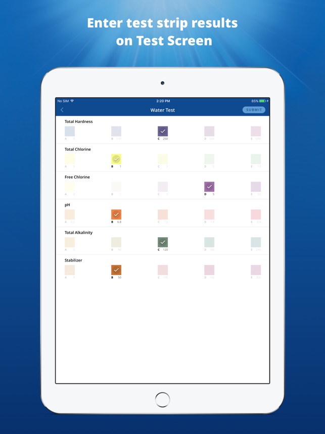 Clorox Test Strips Chart