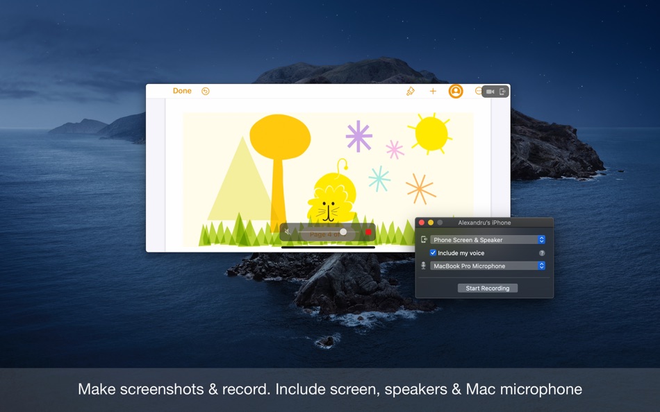 #4. Mirror My Phone (macOS) Podle: Denk Alexandru