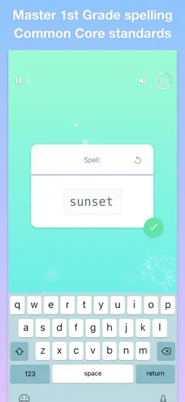 Game screenshot Spelling Ace 1st Grade hack