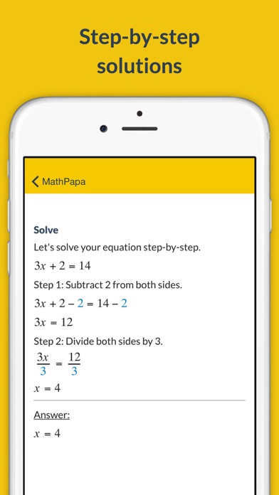 MathPapa - Algebra Calculator Screenshot