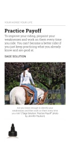 Horse&Rider USA screenshot #6 for iPhone