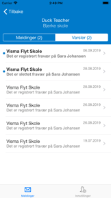 Min Skole - ansatt screenshot