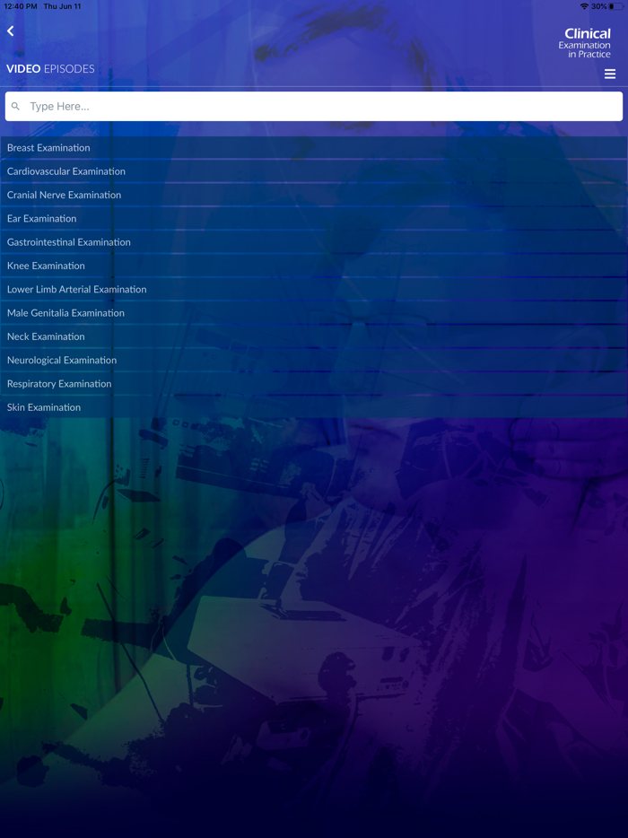 Clinical Exam in Practice