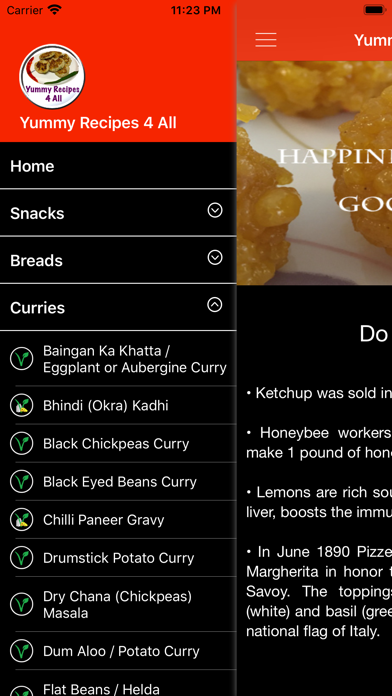Yummy Recipes 4 All Screenshot