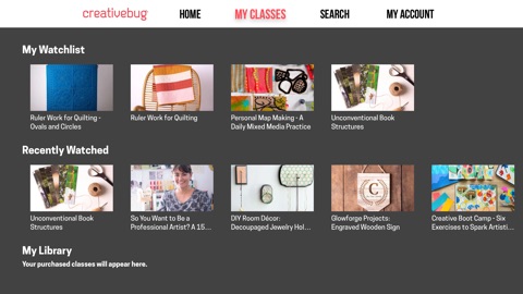 Screenshot #4 for Creativebug Art&Crafts Classes