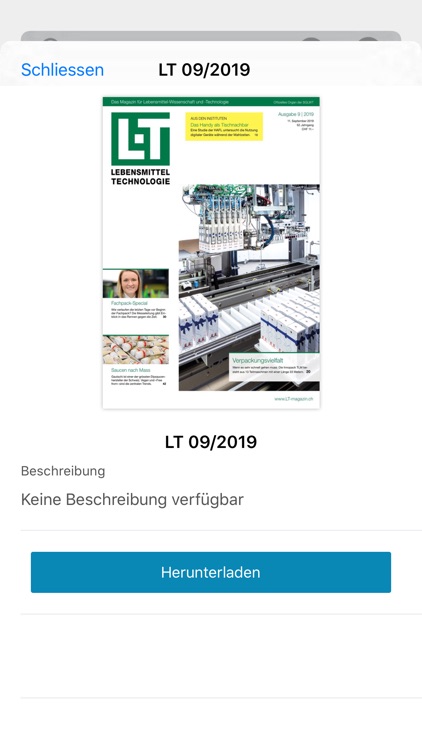 Lebensmittel Technologie