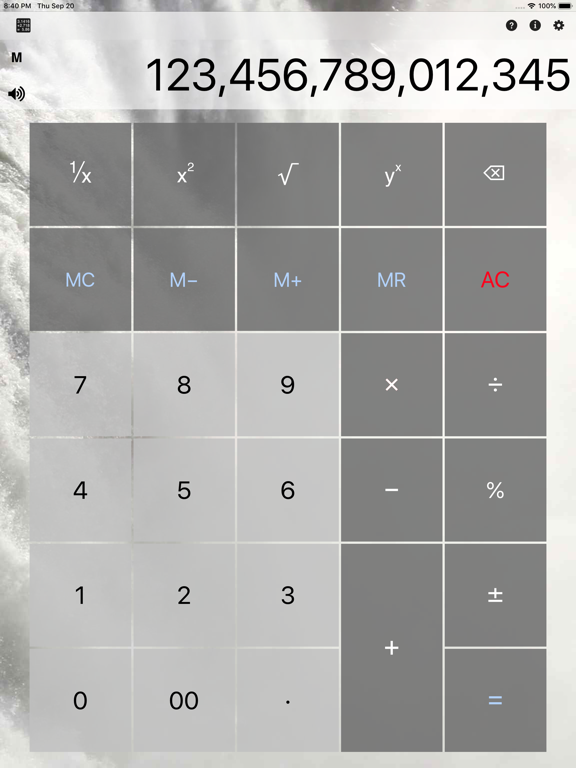 Screenshot #4 pour Calculator Silver Lite