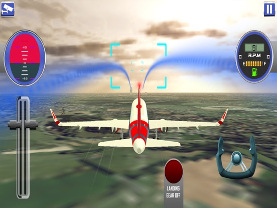 Screenshot #5 pour En volant Simulateur d'avion 3