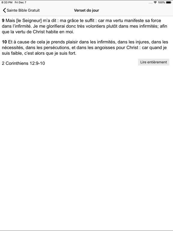 Screenshot #5 for La Sainte Bible LS