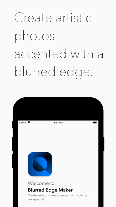 Screenshot #1 pour Blurred Edge Maker