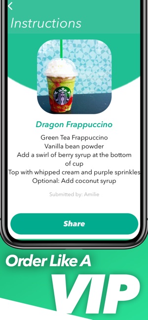 Secret Menu for Starbucks VIP(圖2)-速報App