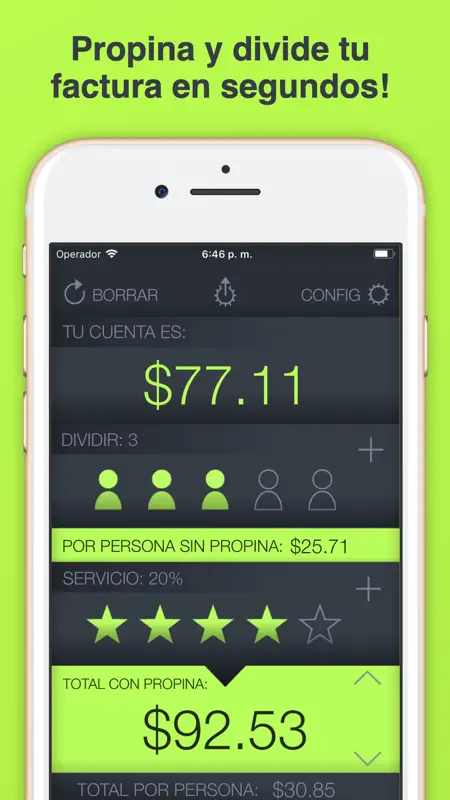 Tap Tip: Calculadora Propina screenshot 1 of 7