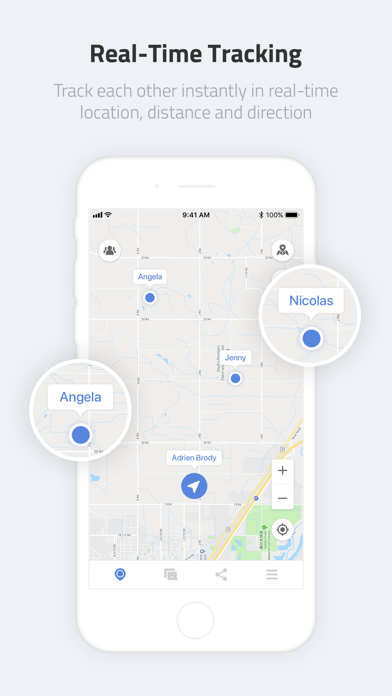 Screenshot #1 pour GoFindMe: Realtime GPS Tracker