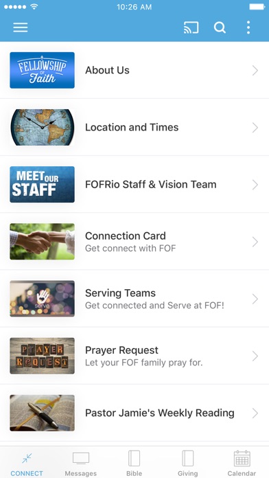 Fellowship of Faith Screenshot